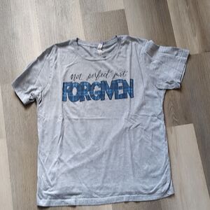 Gray Forgiven Graphic Tee